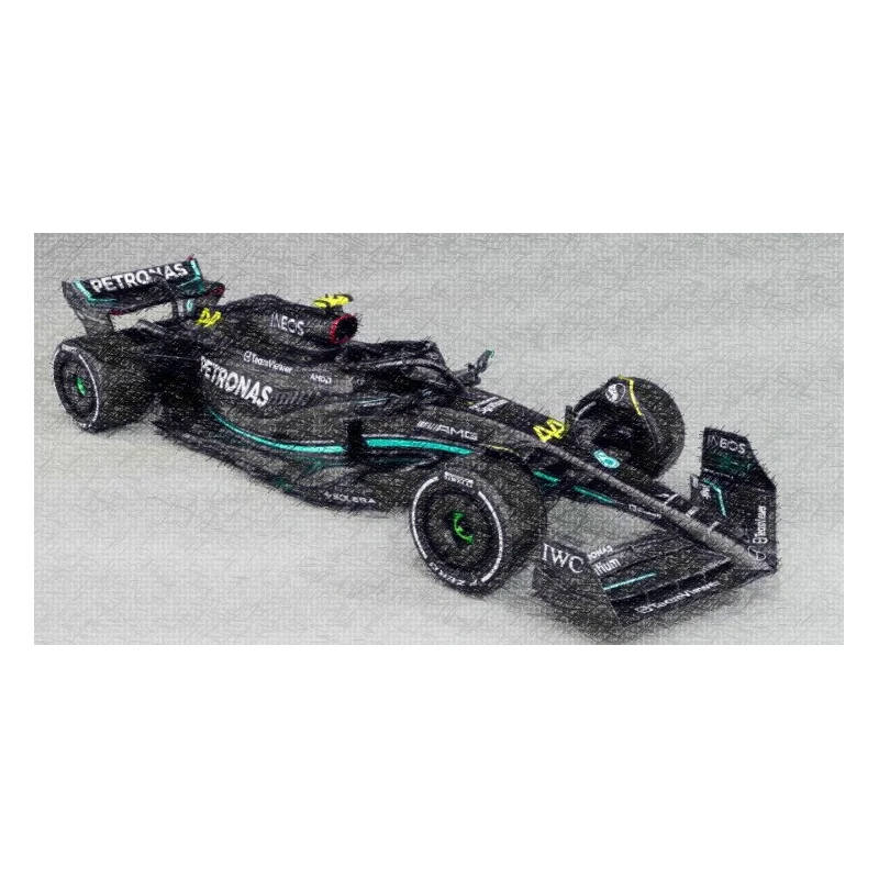 1/24 RACING - 2023 MERCEDES-AMG F1 W14 E-Performance - with Hamilton helmet Die cast