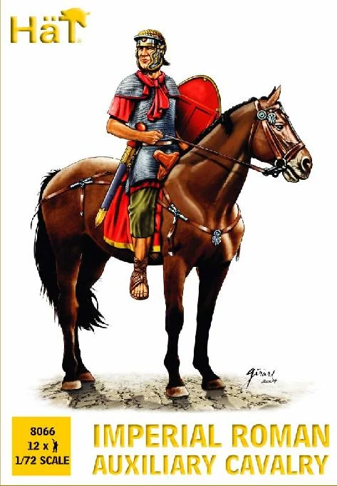 Roman Auxiliary Cavalry 1/72 Scale Model Plastic Figures - HaT Industries