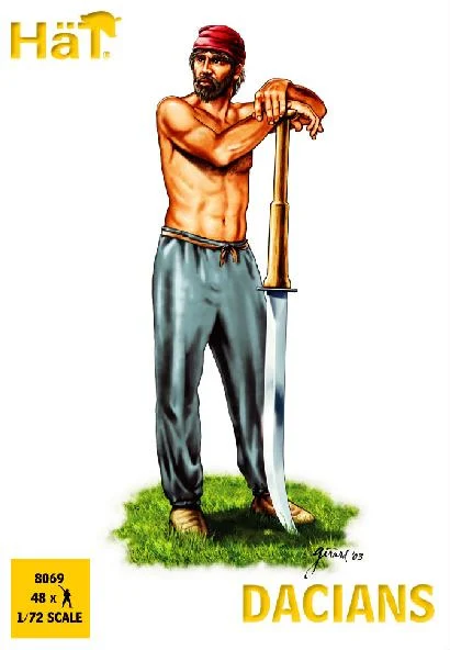 Ancient Dacians 1/72 Scale Model Plastic Figures - HaT Industries