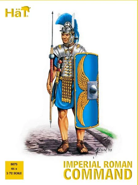Imperial Roman Command 1/72 Scale Model Plastic Figures - HaT Industries