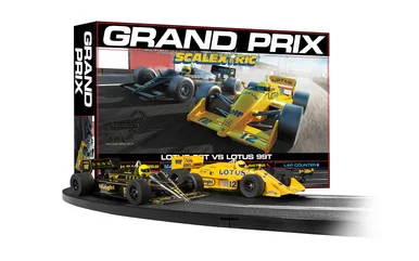 Scalextrics C1432T 1980s Grand Prix 1/32 Scale Slot Car Race Track Set