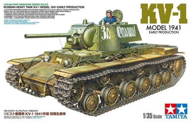 Tamiya 35372 1/35 Russian Heavy Tank KV-1N Model 1941 Early Prdctn