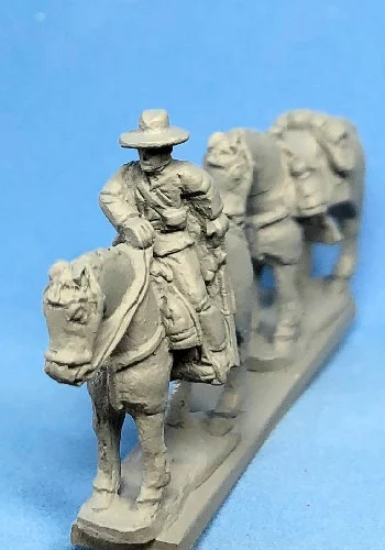 PIG020184 - Confederate Cavalry Mounted Horse Holders (4)