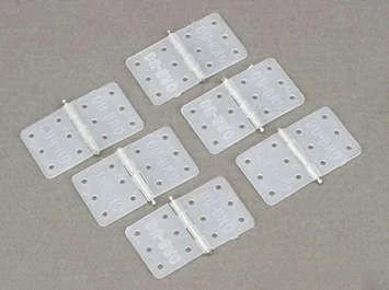 Dubro Products 118 Hinge, Nylon,Small (6)