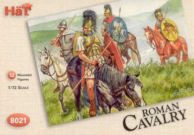 HaT Industrie 8021 Roman Cavalry 1/72 Scale Model Kit - Hat Industries