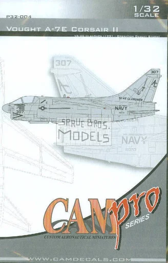 CAMP32004 1:32 CAM Pro Decals - A-7E Corsair II VA-46 Clansmen Desert Storm 1991 #P32004