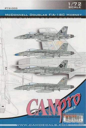 CAMP72003 1:72 CAM Pro Decals - F-18C Hornet VFA-86 VFA-146 VFA-151 VFA-192