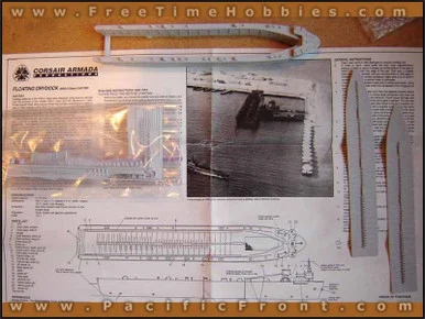 1/700 Corsair Armada USN Floating Drydock ARD-2 Class