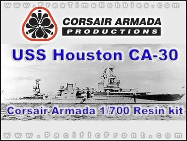 1/700 Corsair Armada USS Houston CA-30 Heavy Cruiser