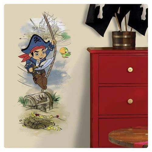 Captain Jake and the Never Land Pirates Treasure Peel and Stick Giant Wall Graphic - Roommates