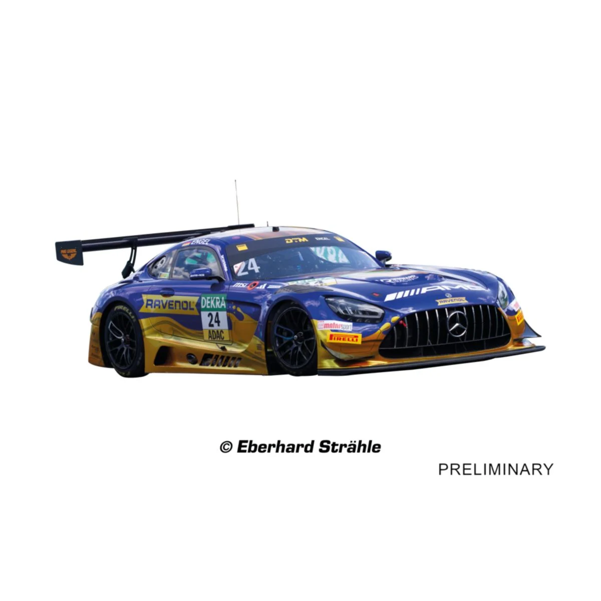 Mercedes-AMG GT3 Evo "Mercedes-AMG Team Winward, No.24" DTM 2025