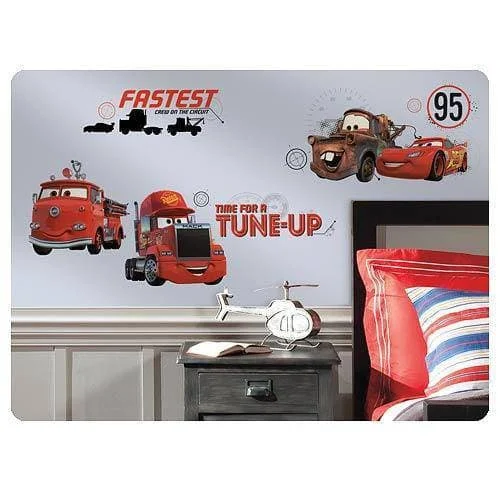 Cars Friends to the Finish Peel and Stick Wall Decals - Roommates
