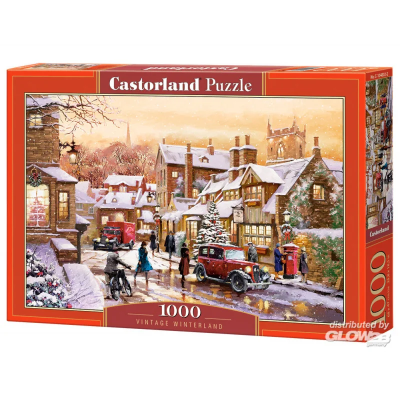 Vintage Winterland Puzzle 1000 Pieces - Castorland