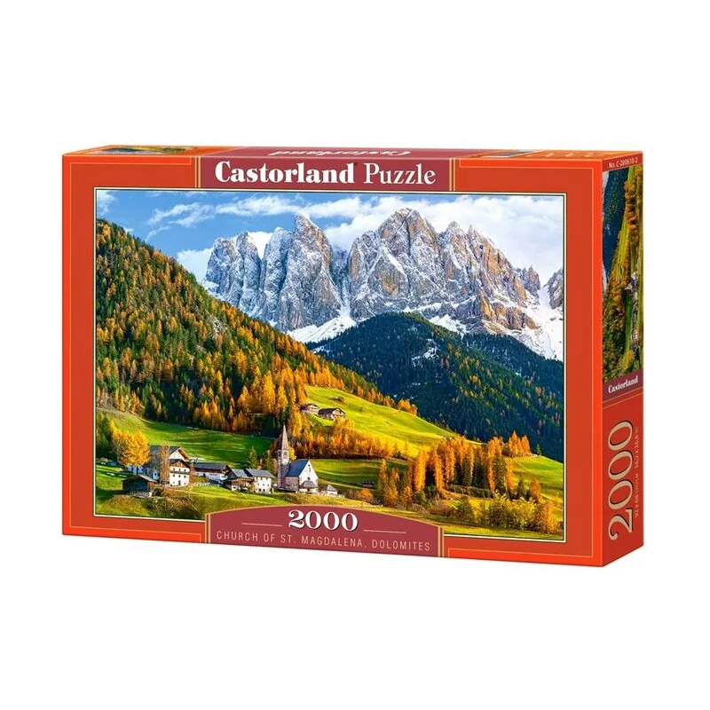 Church of St.Magdalena, Dolomites, Puzzle 2000 pieces - Castorland
