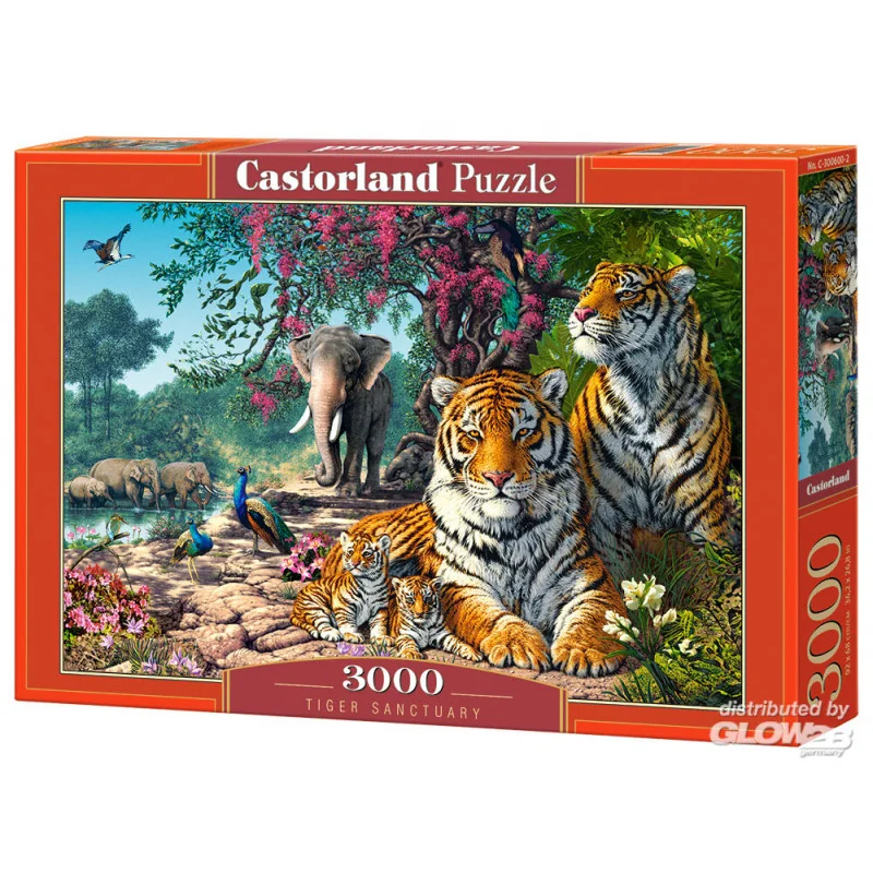 Tiger Sanctuary Puzzle 3000 Pieces - Castorland