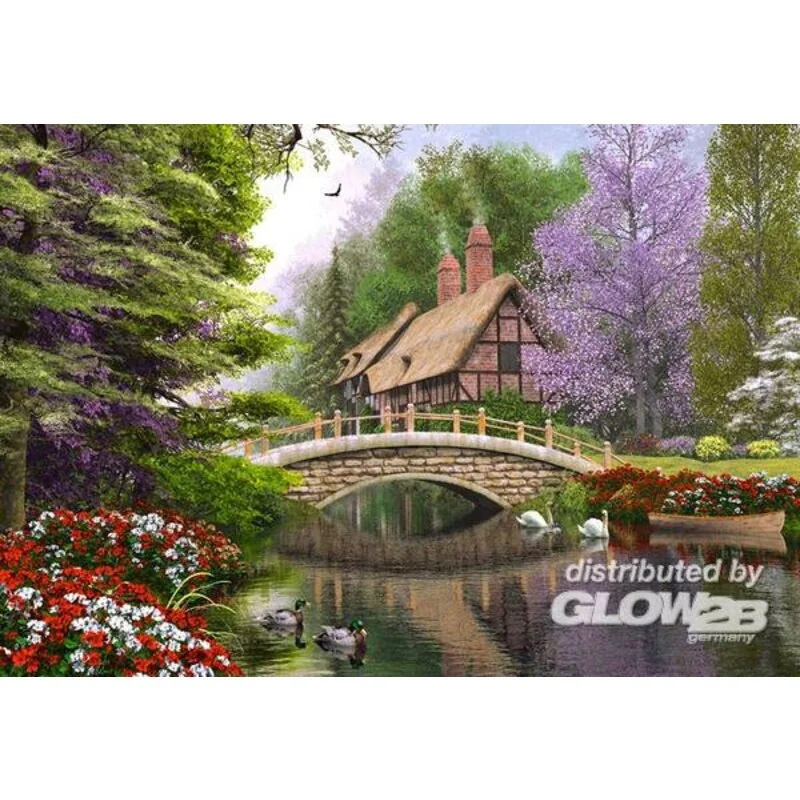 River Cottage, puzzle 1000 pieces - Castorland