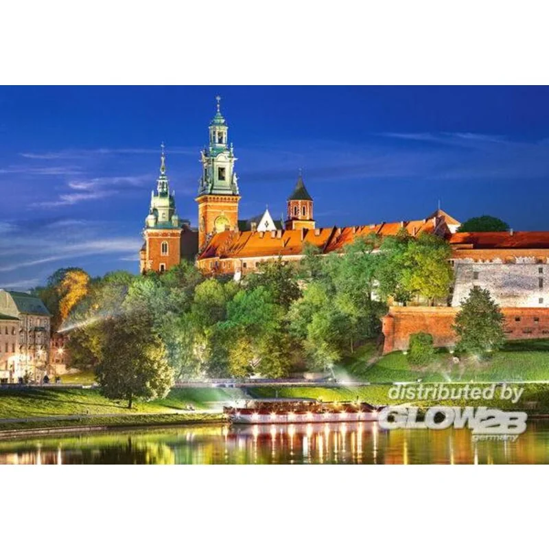 Wawel Castle by night, Poland, Puzzle 1000 - Castorland