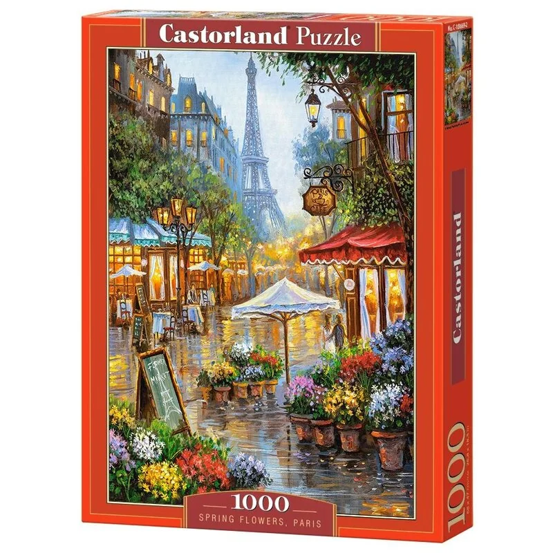 Puzzle Spring Flowers, Paris - Castorland