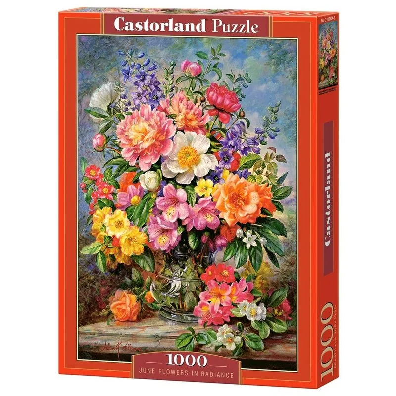 Puzzle June Flowers in Radiance - Castorland