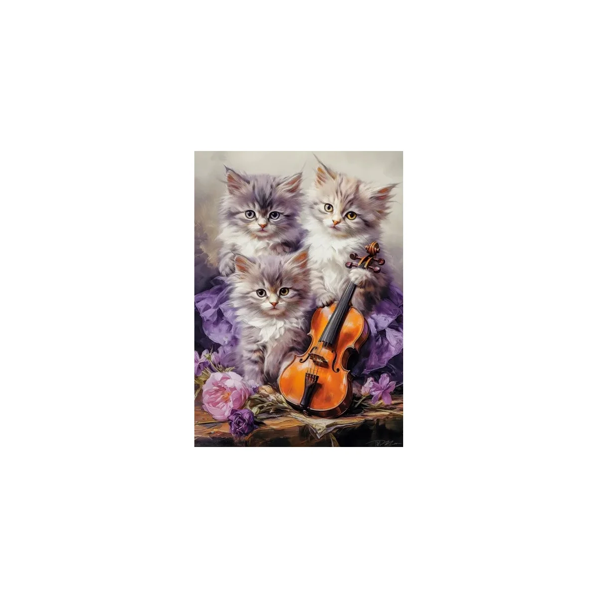 Musical kittens Puzzle - Castorland
