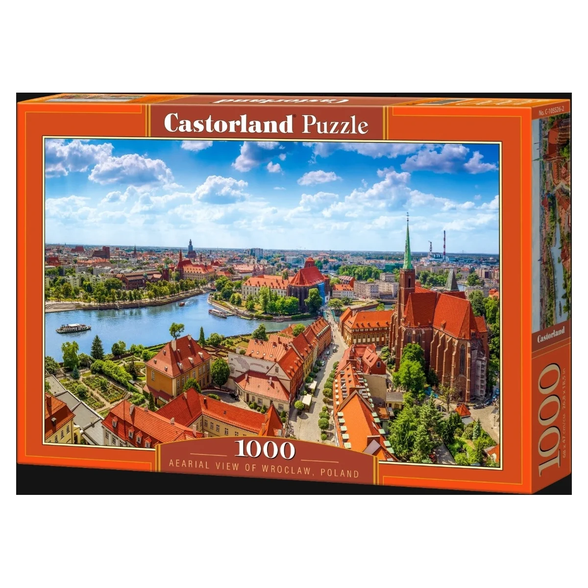 Aearial view of wroclaw poland Puzzle - Castorland