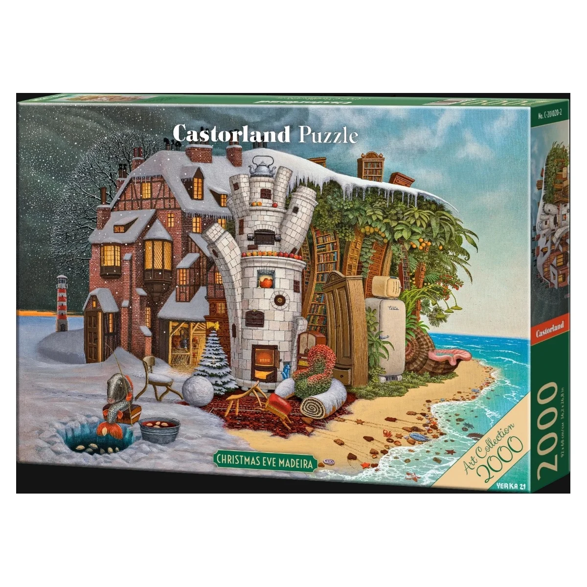 Christmas eve madeira art collection Puzzle - Castorland