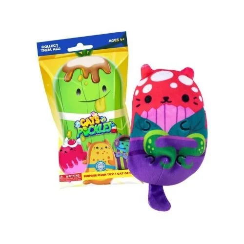 Cats vs Pickles 4 Inch Plush Mystery Bag - CEPIA
