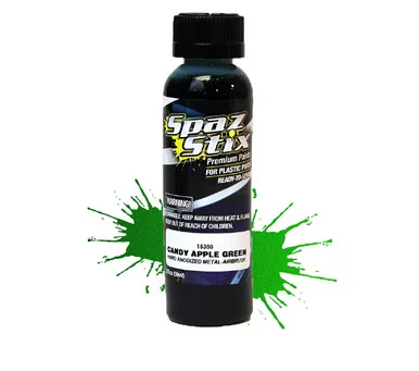 Spaz Stix 15350 Candy Apple Green Airbrush Paint 2oz