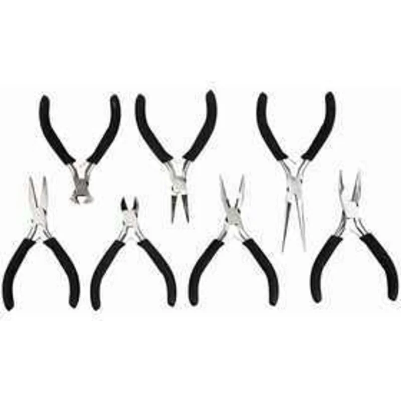 Pliers' Set, L: 11 cm, 7mixed - CC Hobby