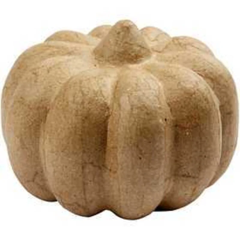 Pumpkin, H: 9 cm, D: 13 cm, 1pc - CC Hobby