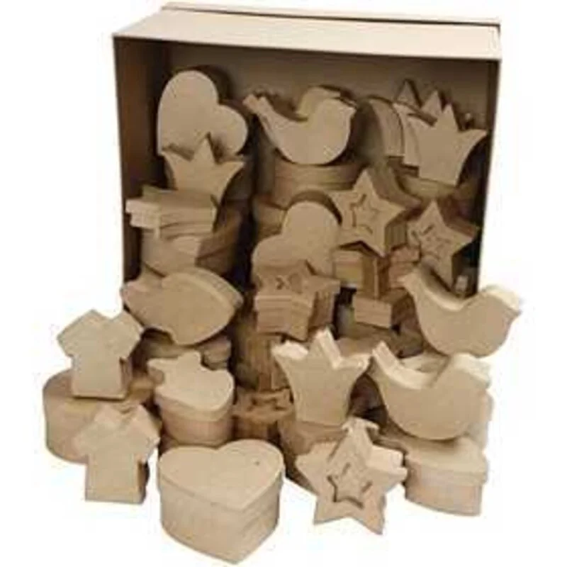 Boxes, size 6-11 cm, 63pcs