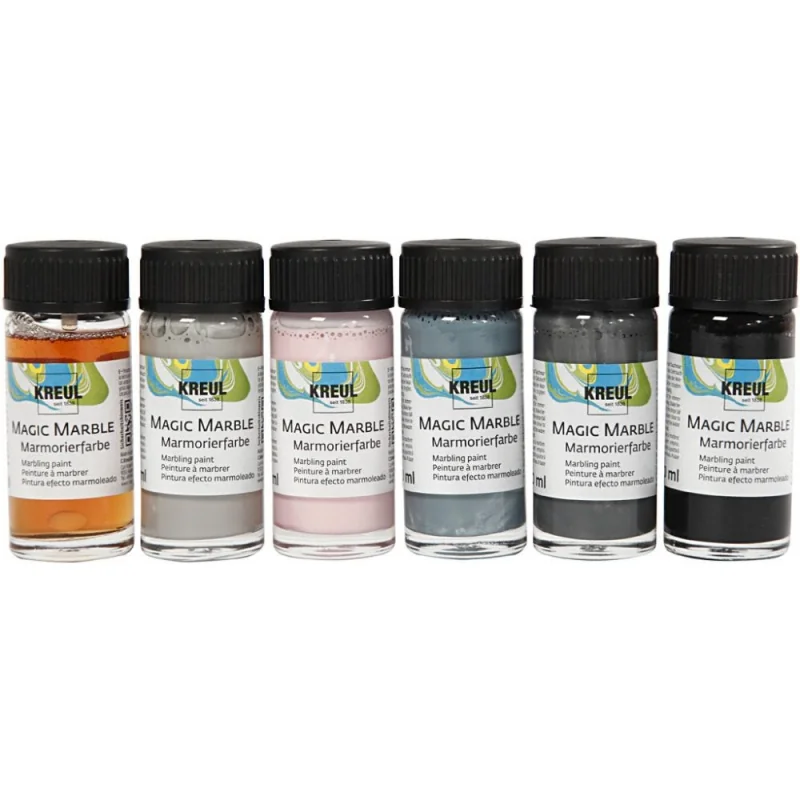 Magic Marble , douche colours, 6x20ml Painting - CC Hobby
