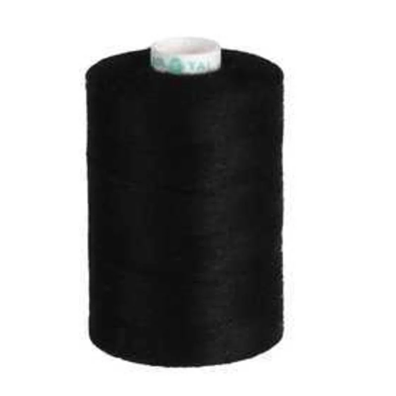 Sewing Thread, L: 1000 , black, polyester, 915m - CC Hobby