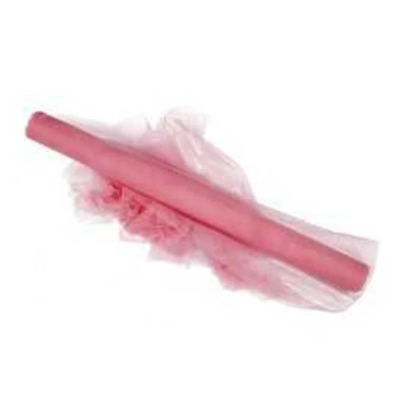 Tulle, W: 50 cm, rose, 5m - CC Hobby