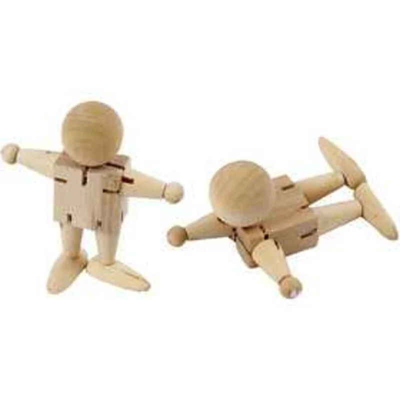 Elastic Figure, H: 8 cm, china berry, 5pcs Dolls - CC Hobby