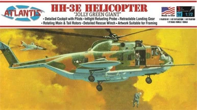 Atlantis Models A505 HH-3E Jolly Green Giant Helicopter 1/72 Scale Model Kit