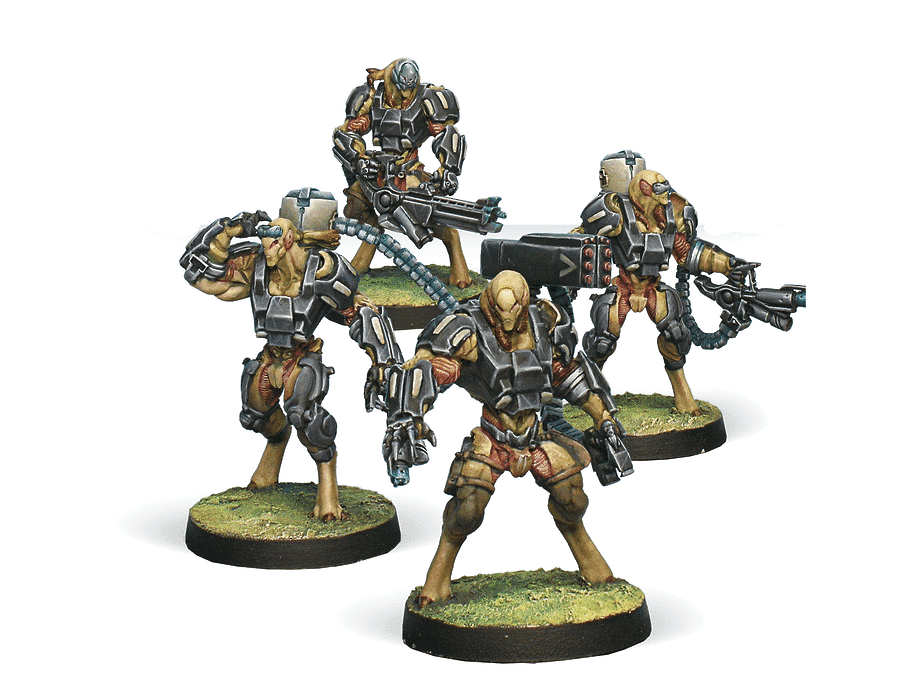 Infinity NA2 Chaksa Auxiliars Miniature Game Figures - Corvus Belli