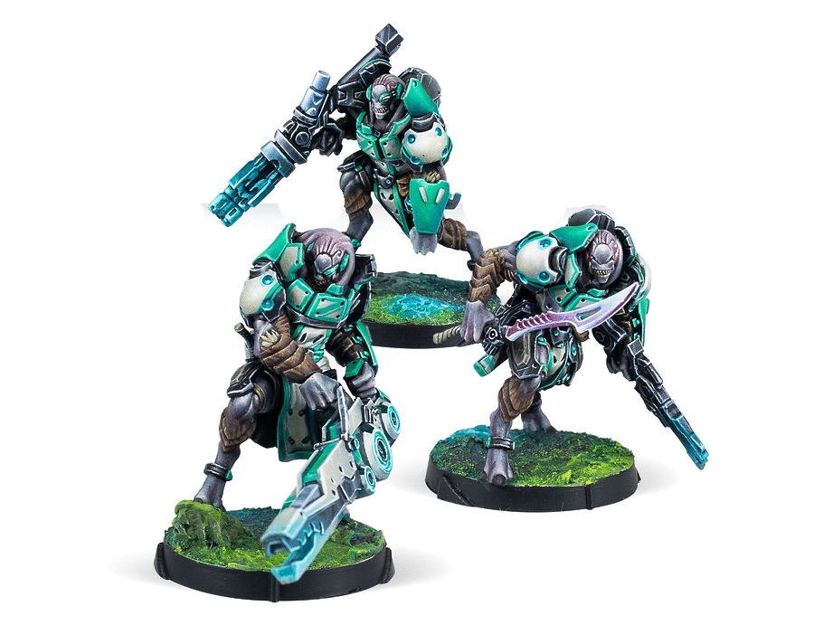Infinity NA2 Chaksa Longarms Miniature Game Figures - Corvus Belli