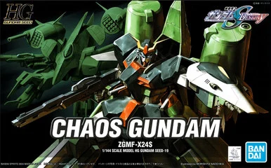 Bandai 5057917 #19 Chaos Gundam ZGMF-X24S HG 1/144 Scale Model Kit