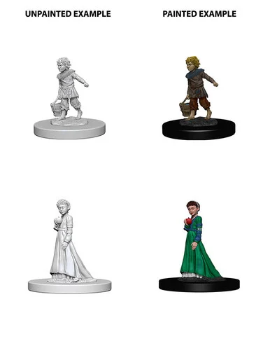 Wizkids 73183 Pathfinder Deep Cuts Unpainted Miniatures: Children