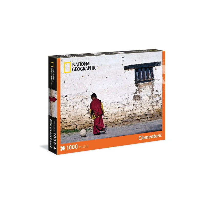 Clementoni - Puzzle 1000 National Geographic Young Buddhist Monk