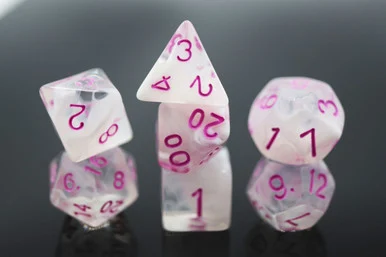 Foam Brain Games 1171 Cloudy Passion RPG Dice Set - FoamBrain