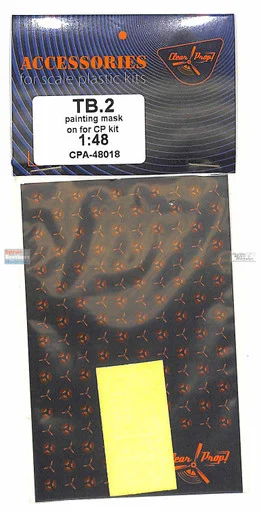 CLPCPA48018A 1:48 Clear Prop Models TB.2 UAV Paint Mask Set (CLP kit)