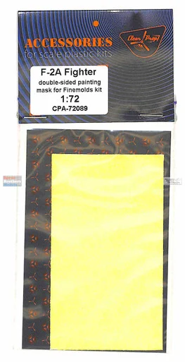 CLPCPA72089A 1:72 Clear Prop Models F-2A Double Sided Paint Mask (FNM kit)