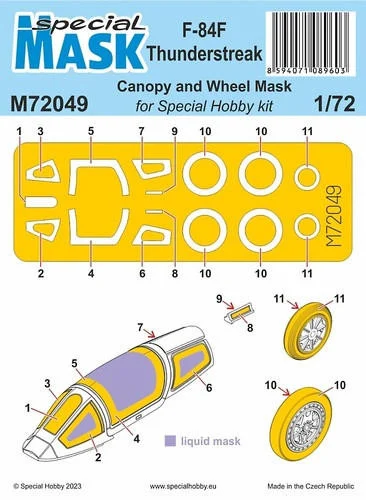 1/72 CMK F-84F Thunderstreak MASK