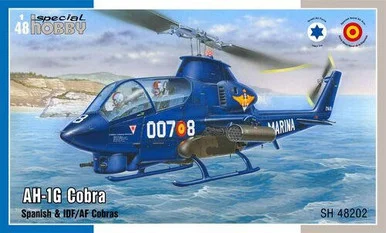 1/48 Special Hobby AH-1G Cobra Spanish & IDF/AF Cobras Plastic Model Kit