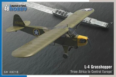 1/48 Special Hobby L-4 Grasshopper From Africa to Central Europe Plastic Model Kit
