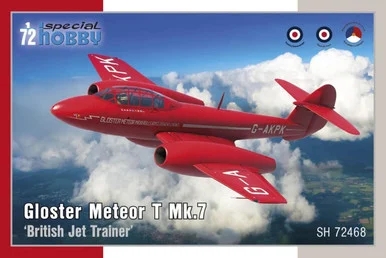 1/72 Special Hobby Gloster Meteor T Mk.7 British Jet Trainer Plastic Model Kit