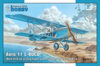 1/72 Special Hobby Blue bird on a long flight over Europe Africa and Asia (Aero AB-11 L-BUCD)