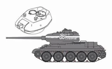 1/35 CMK T-34/85 model 1943 - conversion set for TAM